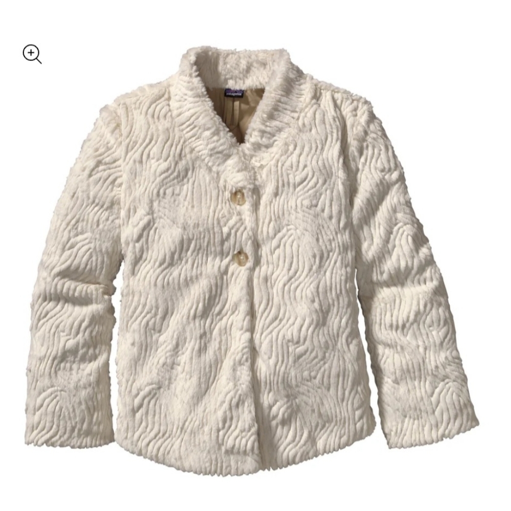 Patagonia Women's Faux Fur Cream Jacket